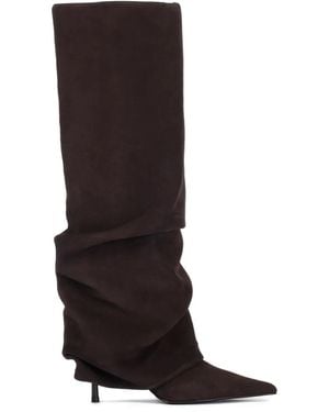 Le Silla Bottes Andy 80 Mm À Design Souple - Noir