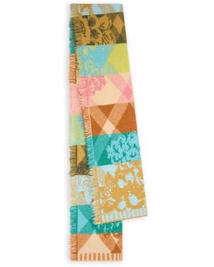 Dries Van Noten Long Wool Scarf - White