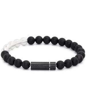 Le Gramme Armband Met Kralen Details - Wit