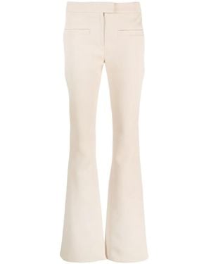 Courreges Mid-Rise Flared Trousers - Natural