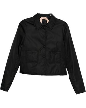 N°21 Patch-Pocket Collared Jacket - Black