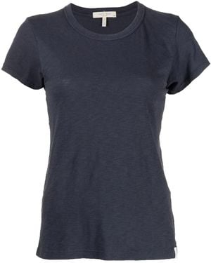 Rag & Bone Slub Tee Short-Sleeves T-Shirt - Blue
