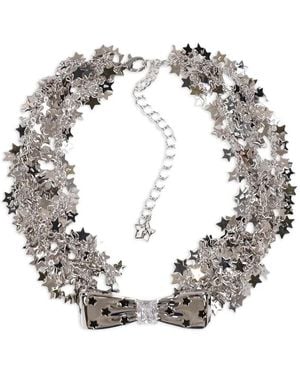 YVMIN Collier Star À Pois - Metallic