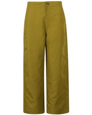 Soeur Dario Wide-Leg Trousers - Green