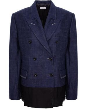 CuAnna Blazer Margie Con Doble Botonadura - Azul