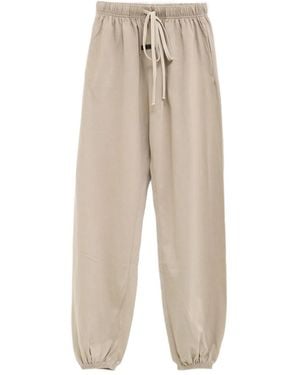 Fear Of God Drawstring Elastic-Cuff Track Trousers - Natural