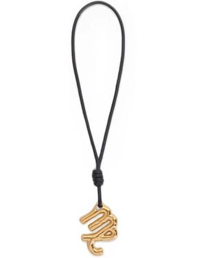 Jil Sander Collar Con Charm Zodiac - Metálico