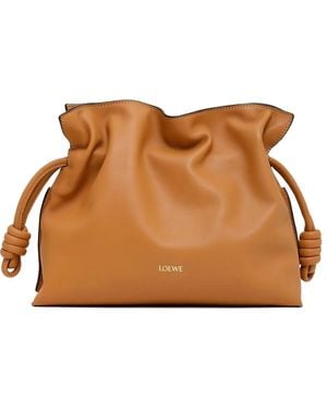 Loewe フラメンコ クラッチバッグ M - ブラウン