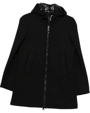 Herno フーデッド コート - ブラック