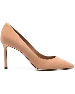 Jimmy Choo 85Mm Romy Pumps - White