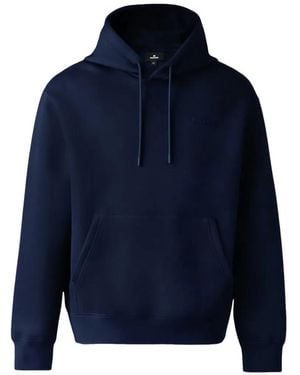 Mackage Krystian Logo-Detail Hoodie - Blue