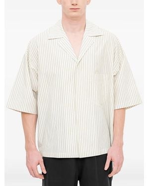 JOE CHIA Kantra Striped Shirt - White
