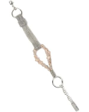 Peserico Pulsera Con Cierre De Mosquetón - Metálico