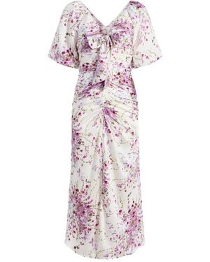 Cinq À Sept Vestido Midsummer Bloom Brenton - Morado