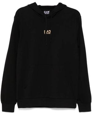EA7 Core Identity Hoodie - Black