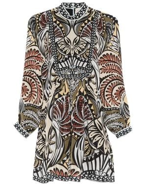 FARM Rio Balamana Mini Dress - White