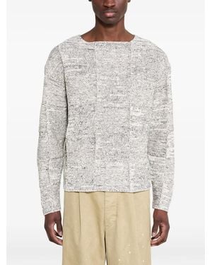 AURALEE Strukturierter Pullover - Grau