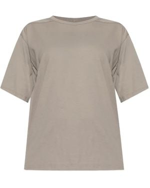 Rick Owens Short-Sleeve Cotton T-Shirt - White