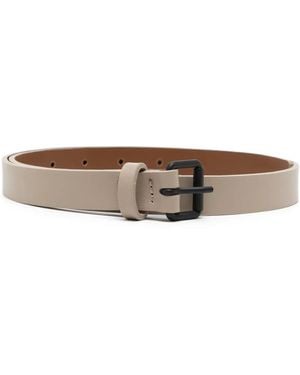 Sofie D'Hoore Buckle-Fastening Leather Belt - White