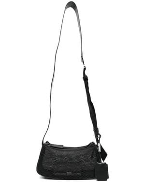 Max Mara Perforated Shoulder Bag - White
