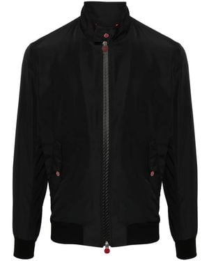 Kiton Zip-Up Bomber Jacket - Black