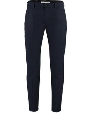 Department 5 Prince Belt-Loops Chino Trousers - Blue