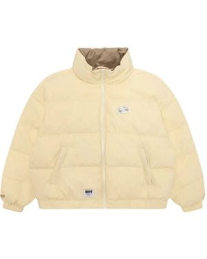 A Bathing Ape Moonface Puffer Jacket - Natural