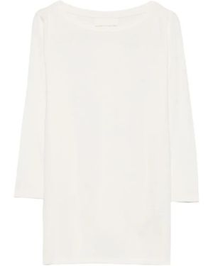 Majestic Filatures Pleat-Detailed Top - White