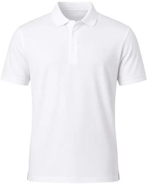 Handvaerk Jersey-Texture Polo Shirt - White