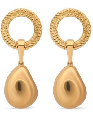 Preeti Sandhu Naia Drop Earrings - Metallic