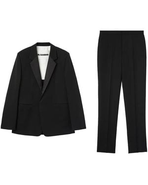 Jil Sander シングルスーツ - ブラック