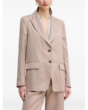 MARC AUREL Button-Up Blazer - Natural
