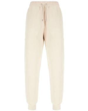 Moorer Drawstring Track Pants - Natural