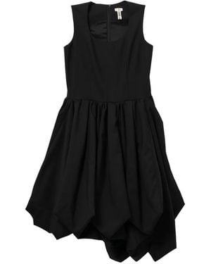 Comme des Garçons Voluminous Midi Dress - Black