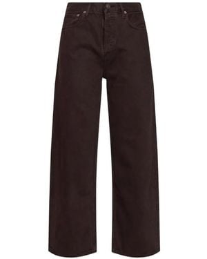 Agolde Ren Wide-Leg Jeans - Brown