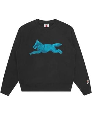 ICECREAM Crew-Neck Print Sweatshirt - Black