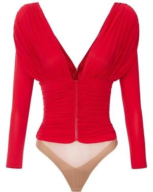 Elisabetta Franchi Bodysuit - Red