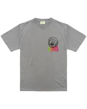 Aries Graphic-Print T-Shirt - Gray