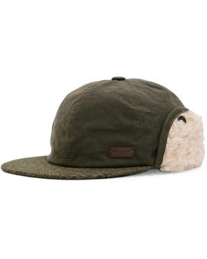 Barbour Check-Pattern Ear-Flap Cap - Green
