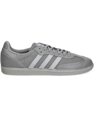 adidas Samba Og Stripes Sneakers - Gray