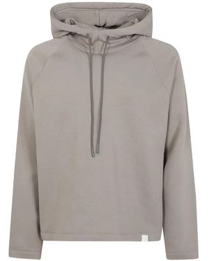 Woc Raglan-Sleeve Drawstring Hoodie - Grey