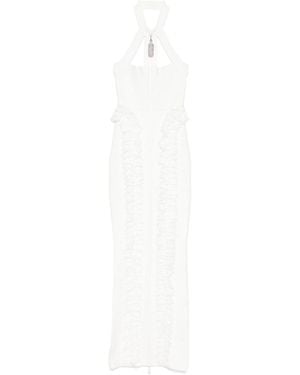 Self-Portrait X Christopher Kane Knit Maxi Dress - White