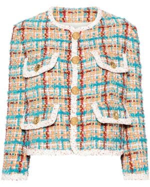 DSquared² Upper East Side Tweed Jacket - White