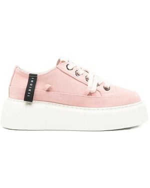 Inuikii Matilda Lace-Up Trainers - Pink