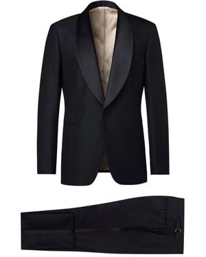 Fursac Virgin Wool Suit - Black