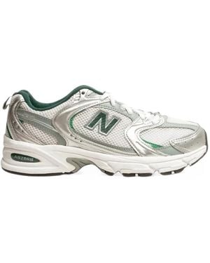 New Balance 530 Paneled Mesh Sneakers - White