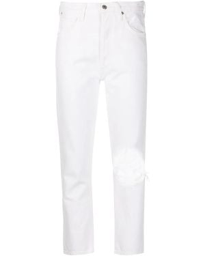 Citizens of Humanity Charlotte Straight-Leg Jeans - White