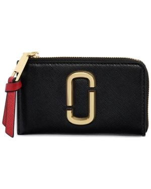 Marc Jacobs The Snapshot J-Marc Top-Zip Wallet - Black