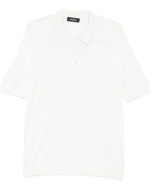 Gran Sasso Short-Sleeve Polo Shirt - White