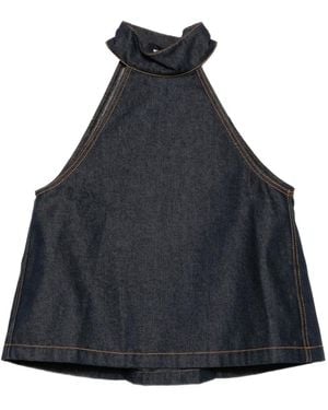 we11done Chemise En Jean - Bleu